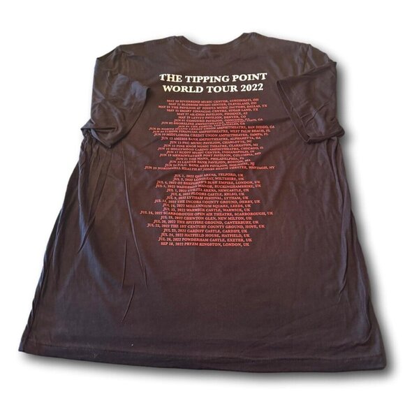 Tears For Fears The Tipping Point 2022 Tour Tee Shirt - 2XL - NEW - Picture 2 of 3